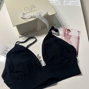 Cylk Bamboo Blend Seamless Triangle Cup Bralet